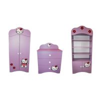 BabyBest - KITTY Zestaw Szafa Komoda Regał DOSTĘPNE OD RĘKI