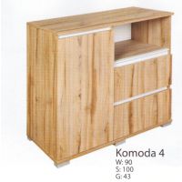 Meblarz - ROSA Komoda 4 fabrycznie zmontowana