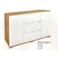 Meblarz - ROSA Komoda 6 fabrycznie zmontowana