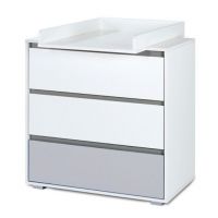 KLUPŚ - DALIA GREY Komoda bez przewijaka