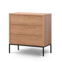 NEW ELEGANCE - NEW ELEGANCE LOFT KARMEL Komoda | LKKO-3S | DOSTĘPNE OD RĘKI