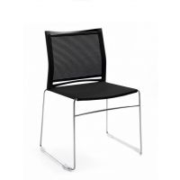 PROFIM - ARIZ Krzesło Konferencyjne 555V | Siedzisko Plastikowe i Oparcie Siatkowe