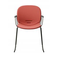 PROFIM - NOOR Krzesło Konferencyjne 6060F | Kubełek w Całości Tapicerowany | Na Płozie