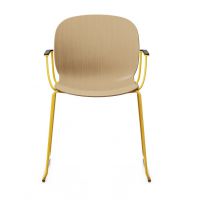 PROFIM - NOOR Krzesło Konferencyjne 6065 | Kubełek ze Sklejki | Na 4 Płozie