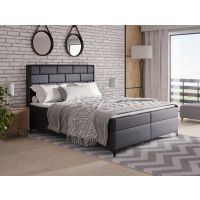 STOLLECH - LIMO Bonnell Łóżko kontynentalne z pojemnikiem ( sprężyny bonell) | 140/200