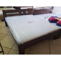 Drewmax - ŁÓŻKO DREWNIANE Bukowe LK111 | Kolor Lausane | 160x200 | DOSTĘPNE OD RĘKI