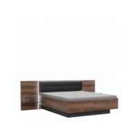 Forte - BELLEVUE Łóżko + szafki nocne BLQL161B