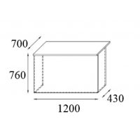 AMS Meble Biurowe - VISTA Lada Recepcyjna LV1