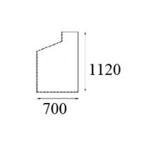 AMS Meble Biurowe - VISTA Maskownica Wysoka LVB13