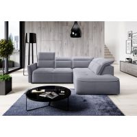 WERSAL - MURILLO L Narożnik z elektrycznie wysuwanym siedziskiem i pojemnikiem