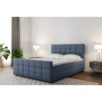 SOFIA MEBLE - MARIN Łóżko kontynentalne 200x200 z pojemnikiem