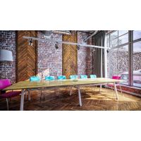 AMS Meble Biurowe - Stół Konferencyjny SKA5 Na Stelażu Metalowym | 400x120 cm