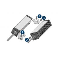 FORMAT - SKLEP - DESK SOCKET Mediaport D6M2GB2RJ1VG1HD | 2 x 230 V | 2 x RJ45 kat 5e | 1 x VGA | 1 x HDMI | 5 Modułów