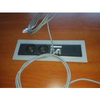 FORMAT - SKLEP - FRAME Mediaport F6M4GB2RJ1VG1HD | 4 x 230 V | 2 x RJ45 kat 5e | 1 x VGA | 1 x HDMI | 4 Modułów