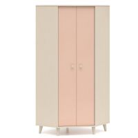 ML MEBLE - MEVEL 01 Szafa Narożna | Millenial Pink | Piasek Pustyni