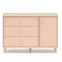 ML MEBLE - MEVEL 05 Komoda 120 | Millenial Pink + Piasek Pustyni