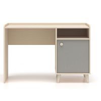 ML MEBLE - MEVEL 07 Biurko | Szary Pallad | Piasek Pustyni