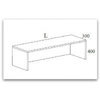 AMS Meble Biurowe - Nadstawka na biurko NB2 | L=140