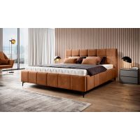 WERSAL - NAOMI Łóżko 160x200 z pojemnikiem | stelaż drewniany