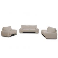 Mars Meble - OMEGA LUX ZESTAW WYPOCZYNKOWY 3+2+1 Bez funkcji | CAPPUCCINO | PROMOCJA