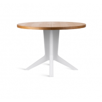 HALEX - OSLO XII Stół dąb | Średnica 100+2x50 wkładka