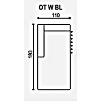 Sofalive - EBRO OT W BL OTOMANA LEWA DŁUGA Z POJEMNIKIEM I JEDNYM WĄSKIM BOKIEM