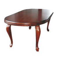 MEBLE OLEJNIKOWSKI - STÓŁ Owal z podbitką nogi Ludwik STOW 200 (200-300x100)