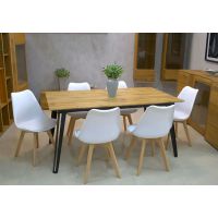 MOSKAŁA MEBLE - Stół Panama 160x90+40 | Dąb naturalny