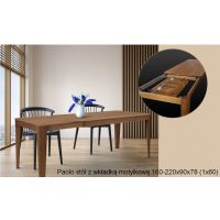 ORTUS - PAOLO Stół Jesion | rozkładanie motylkowe | Blat obłogowany