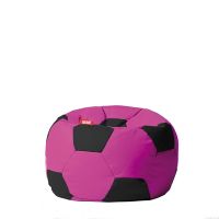 GIGANT PUFA - Pufa PIŁKA 250L różowo-czarna