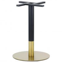 STEMA - SH-3001-6/GB Podstawa do Stolika | FI 50 cm | Złoto - Czarna