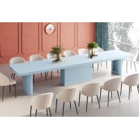 HUBERTUS - PORTOFINO Stół 160-412x100 | Niebieski mat