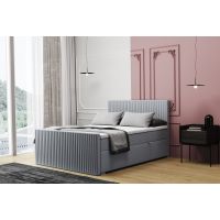 SOFIA MEBLE - PARIS Łóżko kontynentalne 120x200 z pojemnikiem