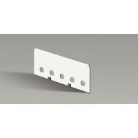 BIURO SERWIS - R-BOX Przegroda do biurka R-401 | PLEXI | szerokość 68 cm