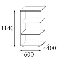 AMS Meble Biurowe - Regał Aktowy RG24 | 3OH