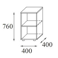 AMS Meble Biurowe - Regał Aktowy RG33 | 2OH