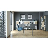 AMS Meble Biurowe - NEXT Regał NX8 | 120x40x184h cm