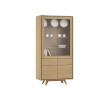 MEBLOMAX PÓŁROLA - RIO Witryna 4D2S