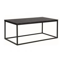 SIGNAL - ROSSI A Ława | Czarny efekt marmuru | Nogi czarny mat