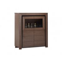 MEBIN - Sempre Szafka z barkiem 2DS2D z oświetleniem