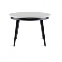 HALEX - SILVIO 04 Stół | Buk biały | Czarny | Metal czarny