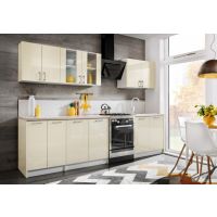 LAYMAN - KUCHNIA EKONOMICZNA ECOmodel ZESTAW KUCHENNY 2,8 m szafki w połysku