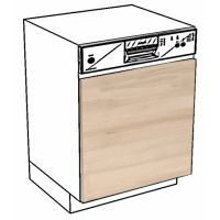 LAYMAN - KUCHNIA EKONOMICZNA ECOmodel FZ60A front zmywarki odkryty