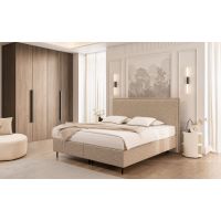 NEW ELEGANCE - NEW ELEGANCE SLIM na nóżkach | Łóżko kontynentalne z pojemnikiem | Zagłówek L | 180x200