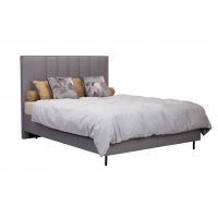 NEW ELEGANCE - NEW ELEGANCE SLIM na nóżkach | Łóżko kontynentalne z pojemnikiem | 160x200 | Wezgłowie C20 | Tkanina Maya 18 | DOSTĘPNE OD RĘKI