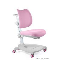 UNIQUE MEBLE - SNOOPY FOTEL OBROTOWY MR-102A-W-P | RÓŻOWY