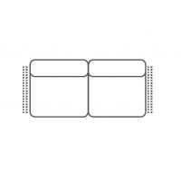 FENIKS MEBLE - COMPASS Sofa 2,5 BB Bez funkcji spania | Bez boków
