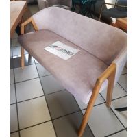 PAGED - WYPRZEDAŻ AIRES Sofa Buk | Buk dębowy 071 | Tkanina Zoya 02 | DOSTĘPNE OD RĘKI