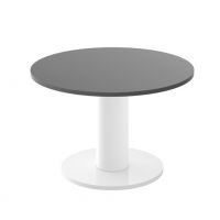 HUBERTUS - SOLO MINI Ława 80 | Szary mat | Biały połysk