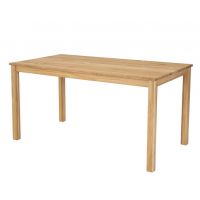 Drewmax - STÓŁ DREWNIANY | Dębowy | ST308 | Grubość blatu 2 cm | 150x80 | PROMOCJA